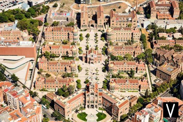 El recinto modernista del hospital de Santa Creu i Sant Pau